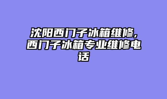 沈阳西门子冰箱维修,西门子冰箱专业维修电话