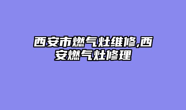 西安市燃气灶维修,西安燃气灶修理