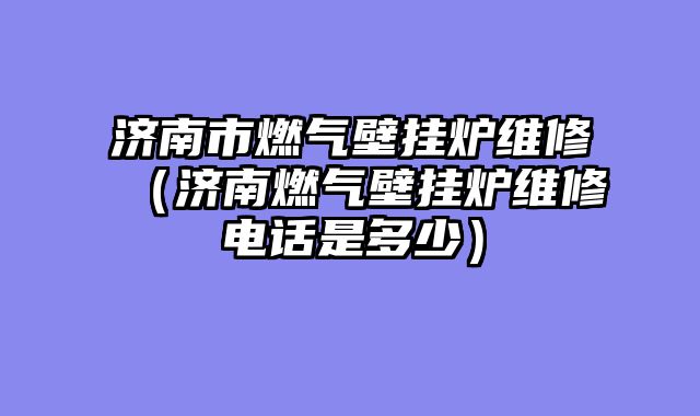 济南市燃气壁挂炉维修（济南燃气壁挂炉维修电话是多少）
