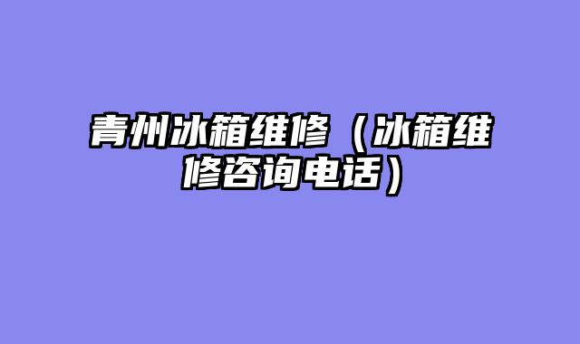 青州冰箱维修（冰箱维修咨询电话）