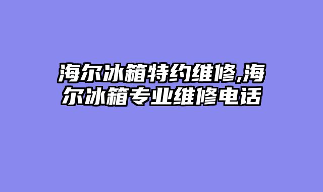 海尔冰箱特约维修,海尔冰箱专业维修电话