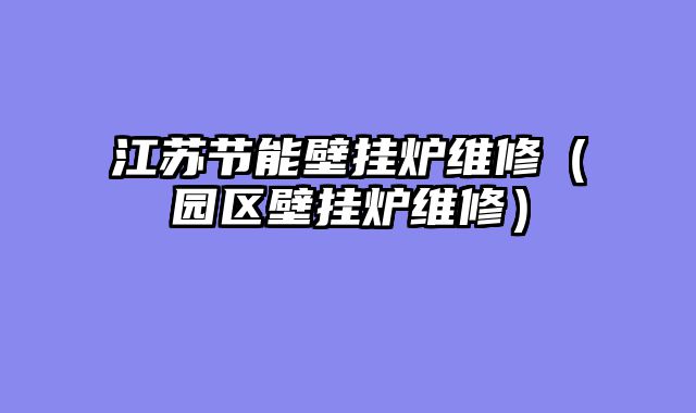 江苏节能壁挂炉维修（园区壁挂炉维修）