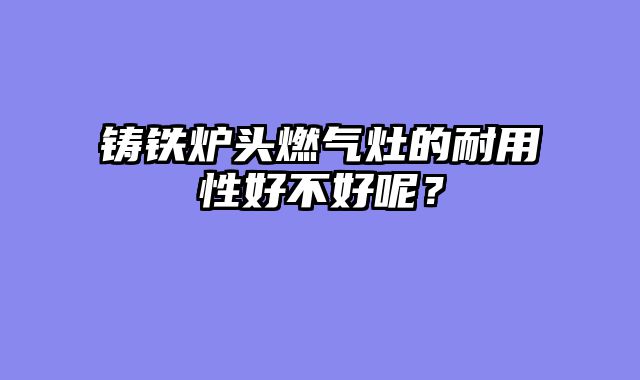 铸铁炉头燃气灶的耐用性好不好呢？