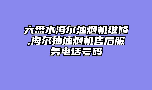 六盘水海尔油烟机维修,海尔抽油烟机售后服务电话号码