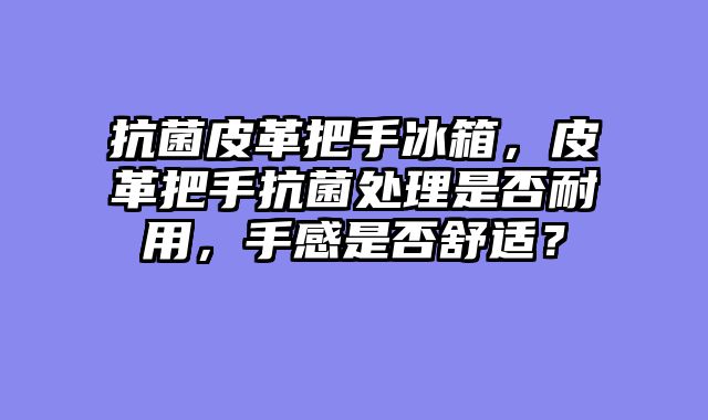 抗菌皮革把手冰箱，皮革把手抗菌处理是否耐用，手感是否舒适？