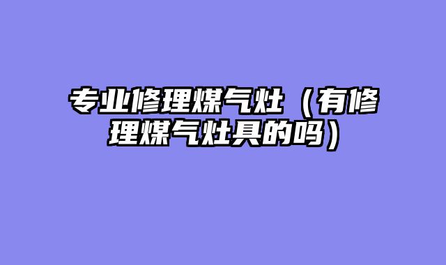 专业修理煤气灶（有修理煤气灶具的吗）