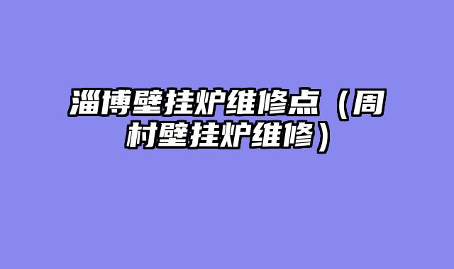 淄博壁挂炉维修点（周村壁挂炉维修）