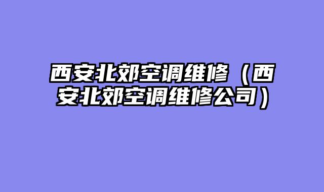 西安北郊空调维修（西安北郊空调维修公司）