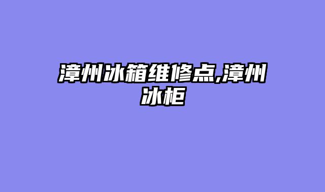 漳州冰箱维修点,漳州冰柜