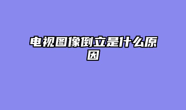 电视图像倒立是什么原因