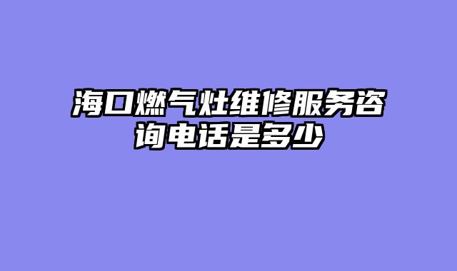 海口燃气灶维修服务咨询电话是多少