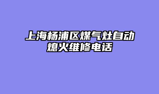 上海杨浦区煤气灶自动熄火维修电话