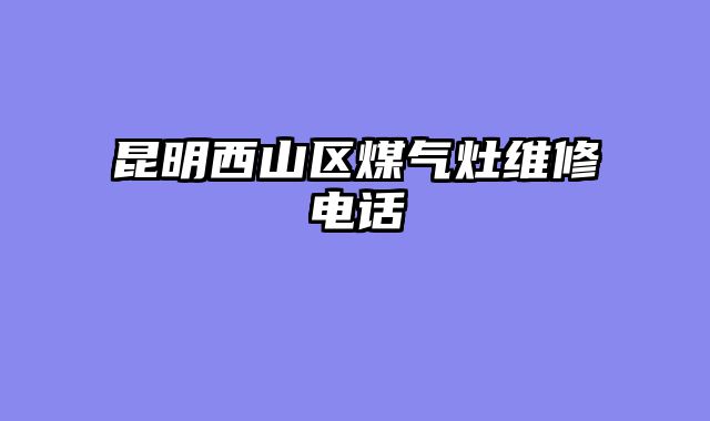 昆明西山区煤气灶维修电话