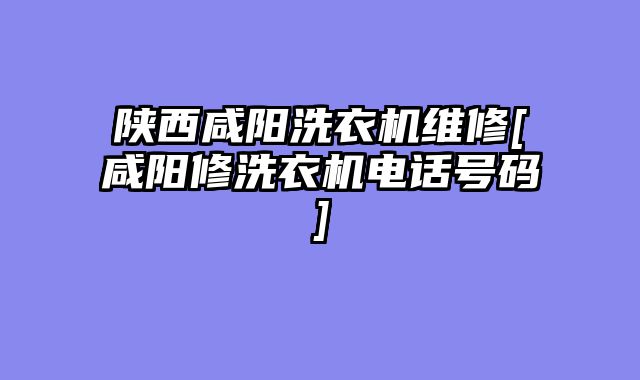 陕西咸阳洗衣机维修[咸阳修洗衣机电话号码]