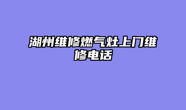 湖州维修燃气灶上门维修电话