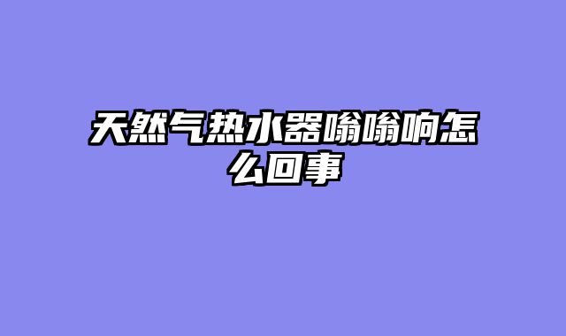 天然气热水器嗡嗡响怎么回事