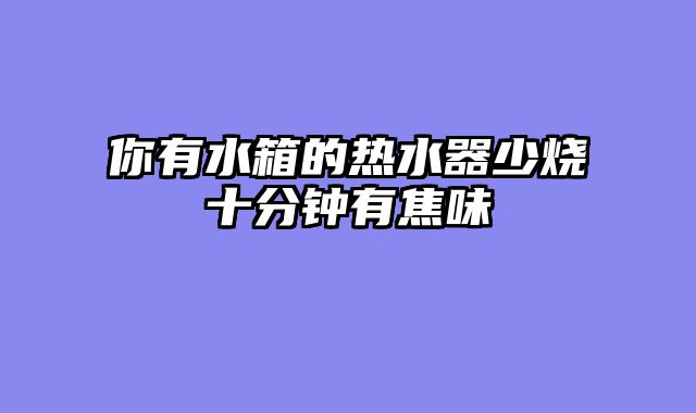 你有水箱的热水器少烧十分钟有焦味