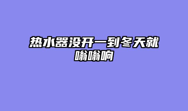 热水器没开一到冬天就嗡嗡响