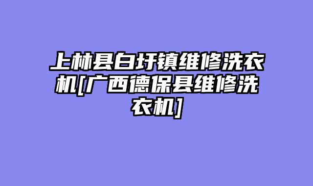 上林县白圩镇维修洗衣机[广西德保县维修洗衣机]