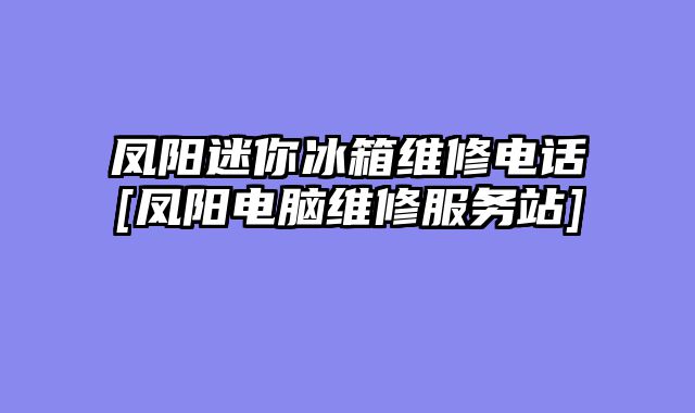 凤阳迷你冰箱维修电话[凤阳电脑维修服务站]