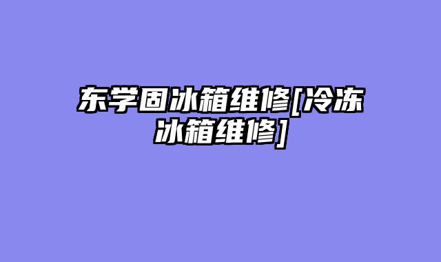 东学固冰箱维修[冷冻冰箱维修]