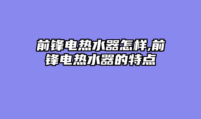 前锋电热水器怎样,前锋电热水器的特点