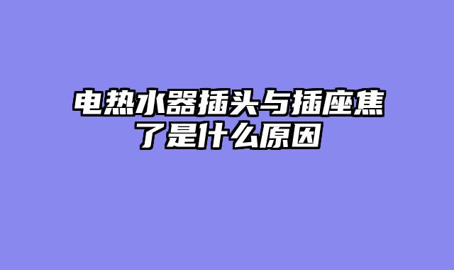电热水器插头与插座焦了是什么原因