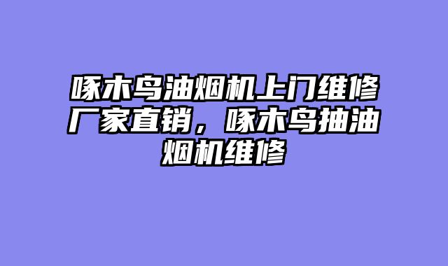 啄木鸟油烟机上门维修厂家直销，啄木鸟抽油烟机维修