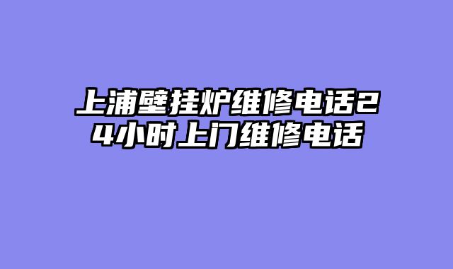 上浦壁挂炉维修电话24小时上门维修电话