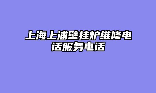 上海上浦壁挂炉维修电话服务电话
