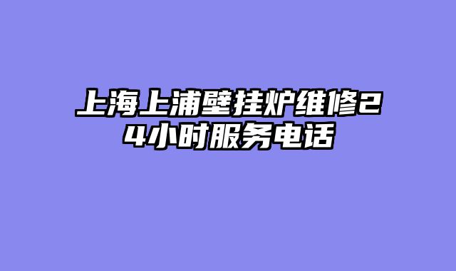 上海上浦壁挂炉维修24小时服务电话