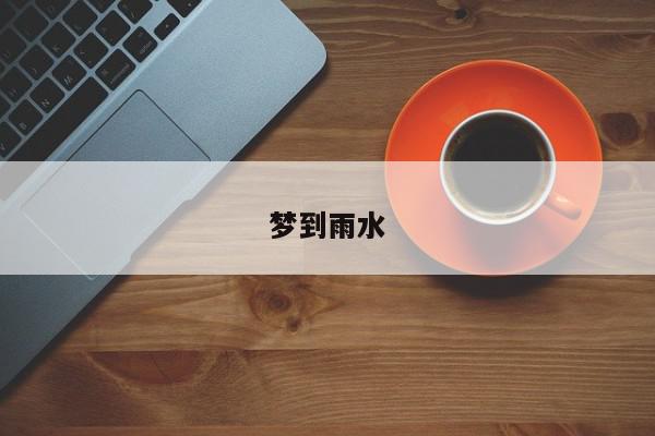 梦到雨水