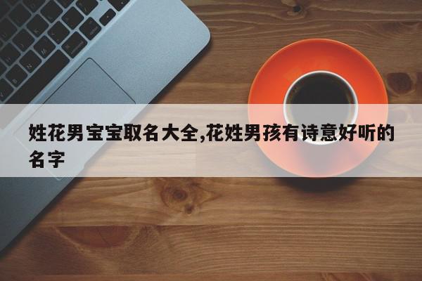 姓花男宝宝取名大全,花姓男孩有诗意好听的名字